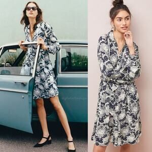 Anthropologie 34 of 52 Conversations Shirtdress US 6
